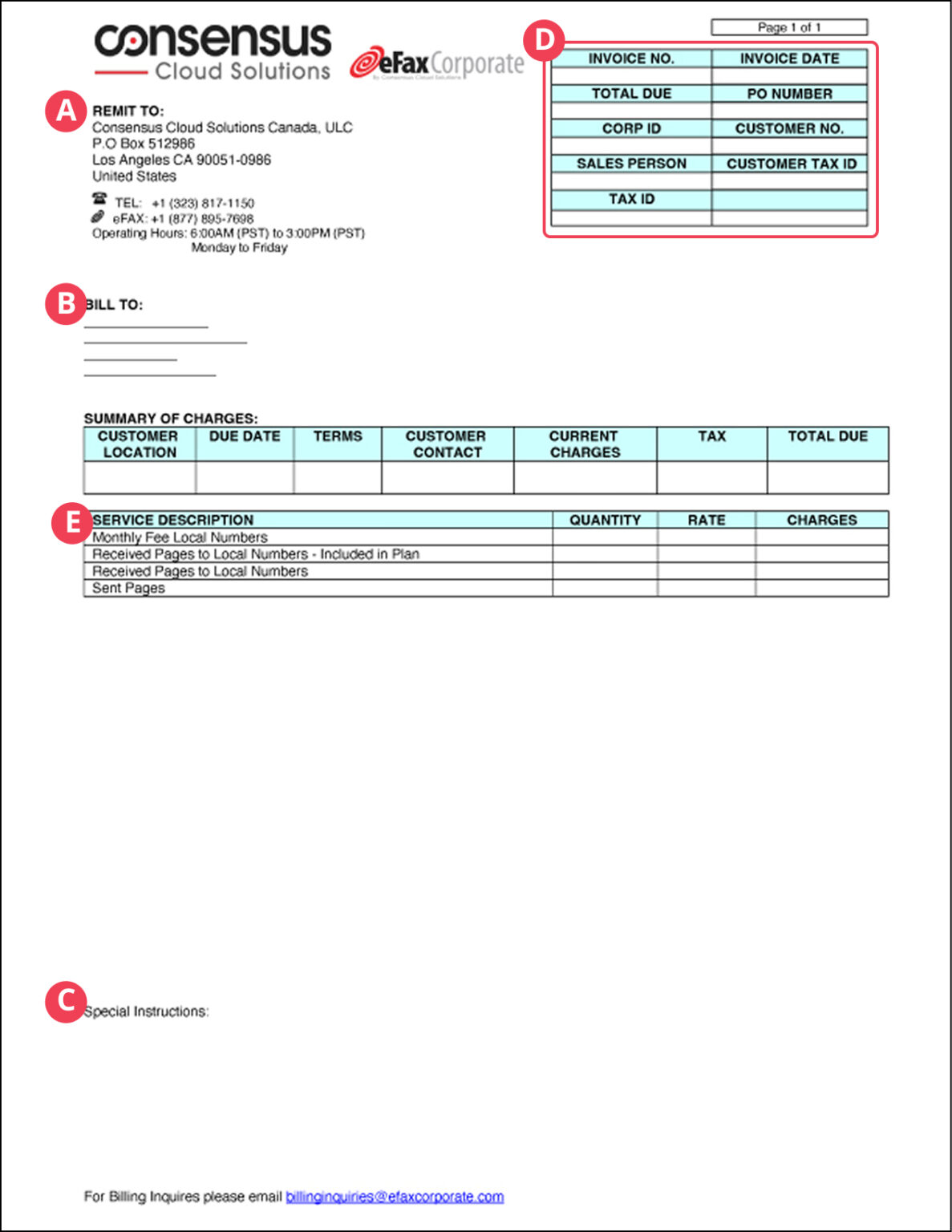 Diw Invoice FAQ